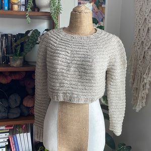 Puff Crop Sweater